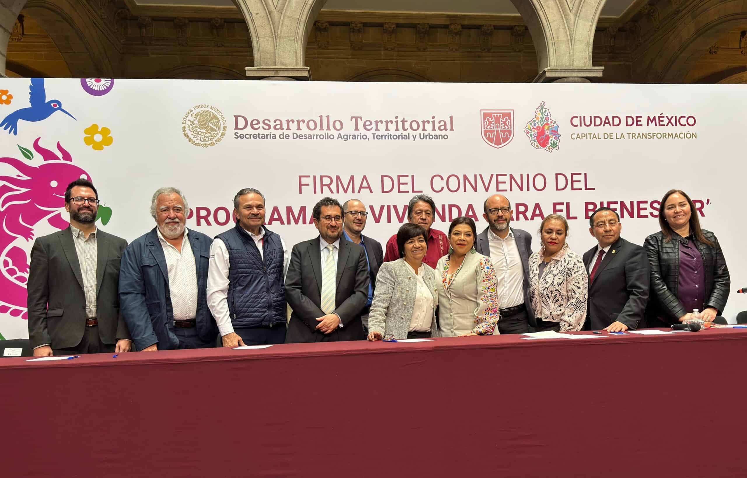 Firman Sedatu y CDMX convenio para impulsar el acceso a vivienda digna ...