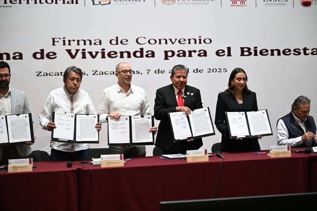 Firma Gobernador David Monreal convenio con autoridades del Gobierno de ...